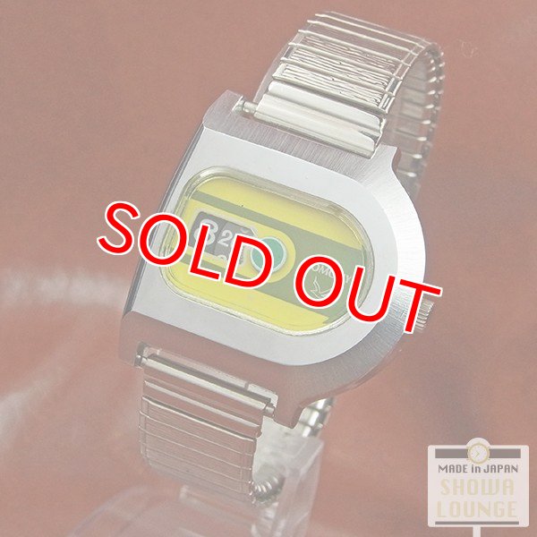 セイコー SEIKO トモニー シーガル 手巻き メカデジディスクウォッチ