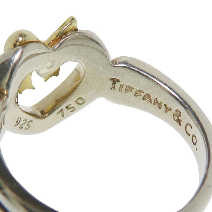 6.5号【TIFFANY&Co./ティファニー】 ハートリボン リング・指輪 K18