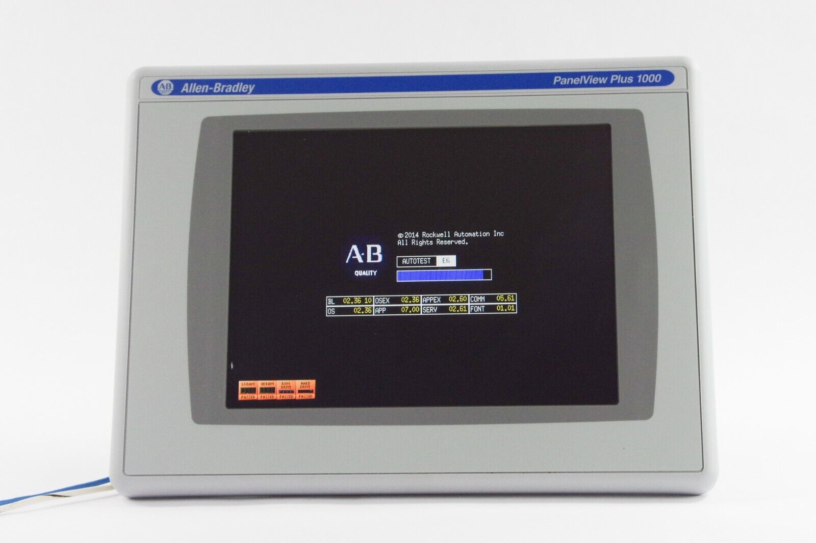 Allen Bradley 2711P-T10C4D8 PanelView Plus 6 2711P-RP8D Ser B +