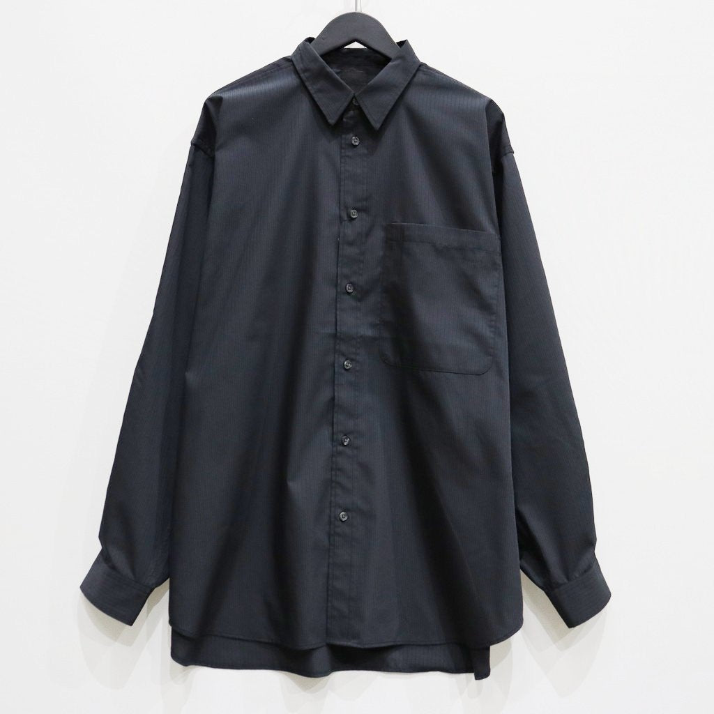 TECH REGULAR STRIPE SHIRT L/S #BLACK [BE-81025]_DAIWA PIER39