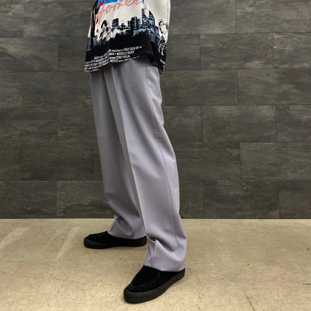 DOUBLE PLEATED TROUSERS #L-PURPLE [23SS-WMP-TR18] _ WACKO MARIA