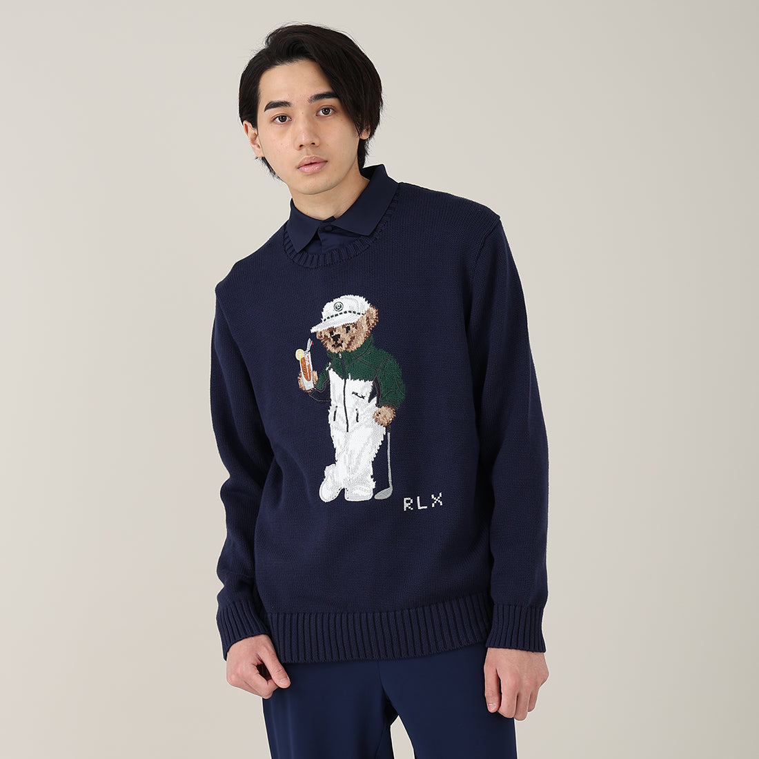 アールエルエックス ラルフ ローレン】ポロベア クルーネックセーター