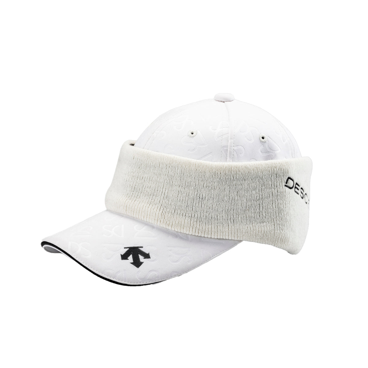 デサントゴルフ】モノグラムエンボスキャップ（取り外し式HEATNAVI