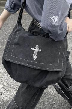 PUNK DRUNKERS ギザロゴミニショルダーBAG - RED / ロックファッション