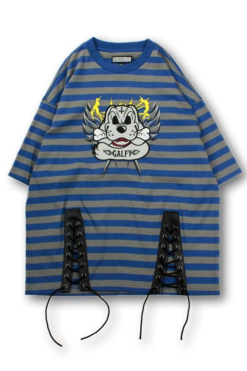 GALFY⁄ガルフィー』ビリビリボーダーロンTEE GALFY ビリビリボーダー