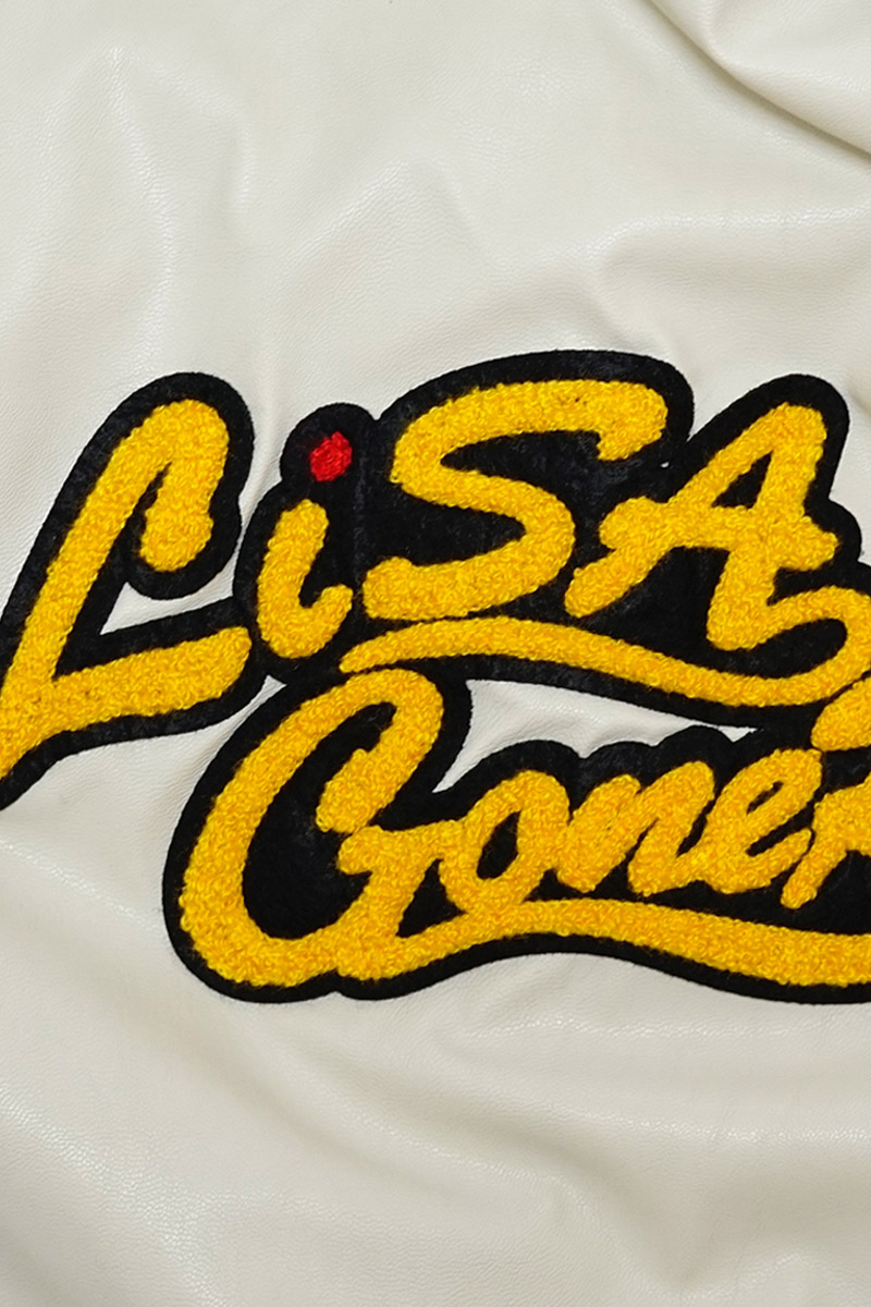 LiSA Goner スタジャン グリーン/ホワイト LiSA x GoneR Stadium