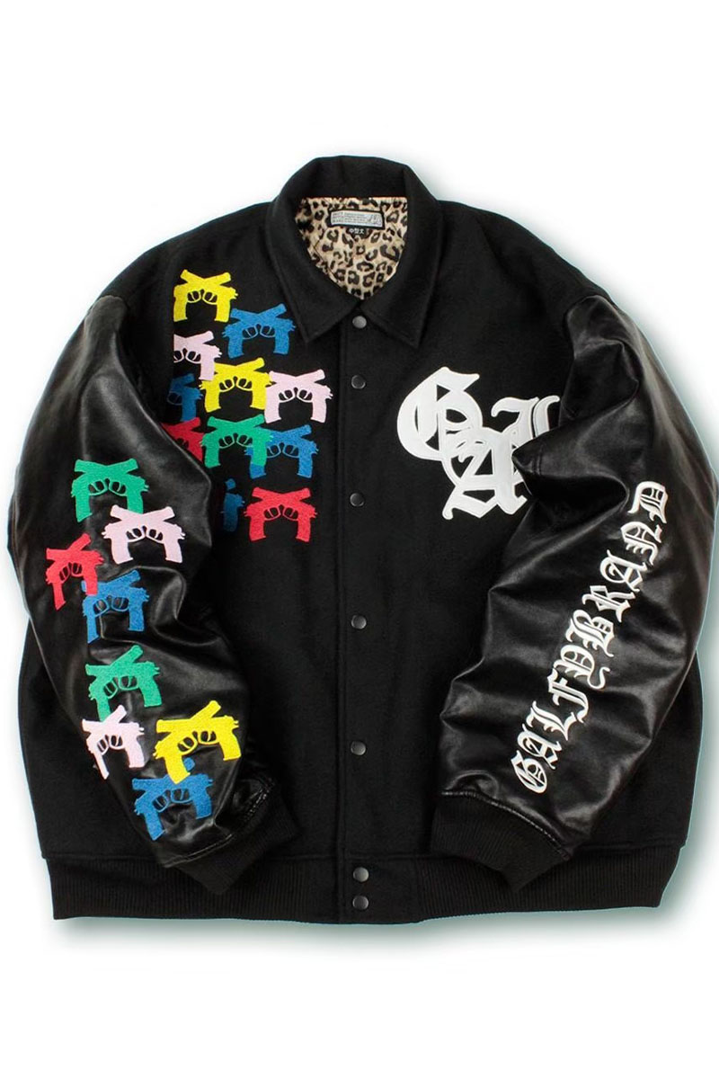 GALFY (ガルフィー) チャカバッチスタジャン BLACK/BLACK / ロック