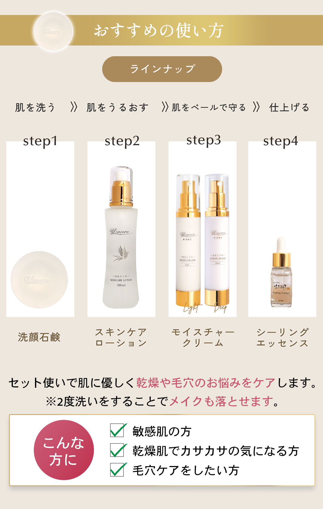 はるこころオンラインショップ / はるこころ 洗顔石鹸 60g☆／完全無