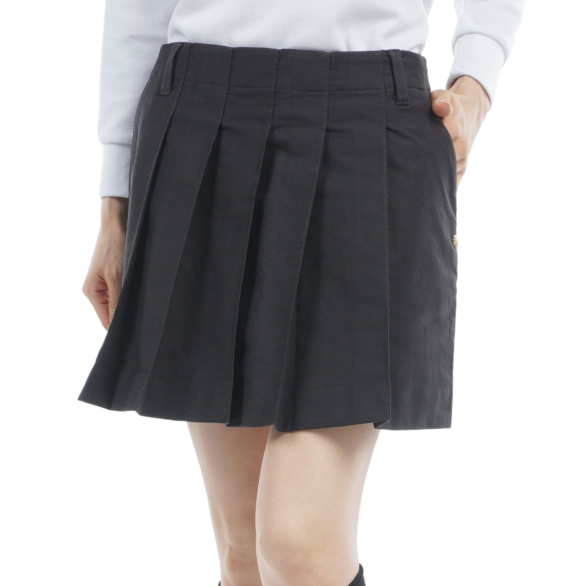 セール・アウトレット】ドビーストレッチスカート レディス(スカート