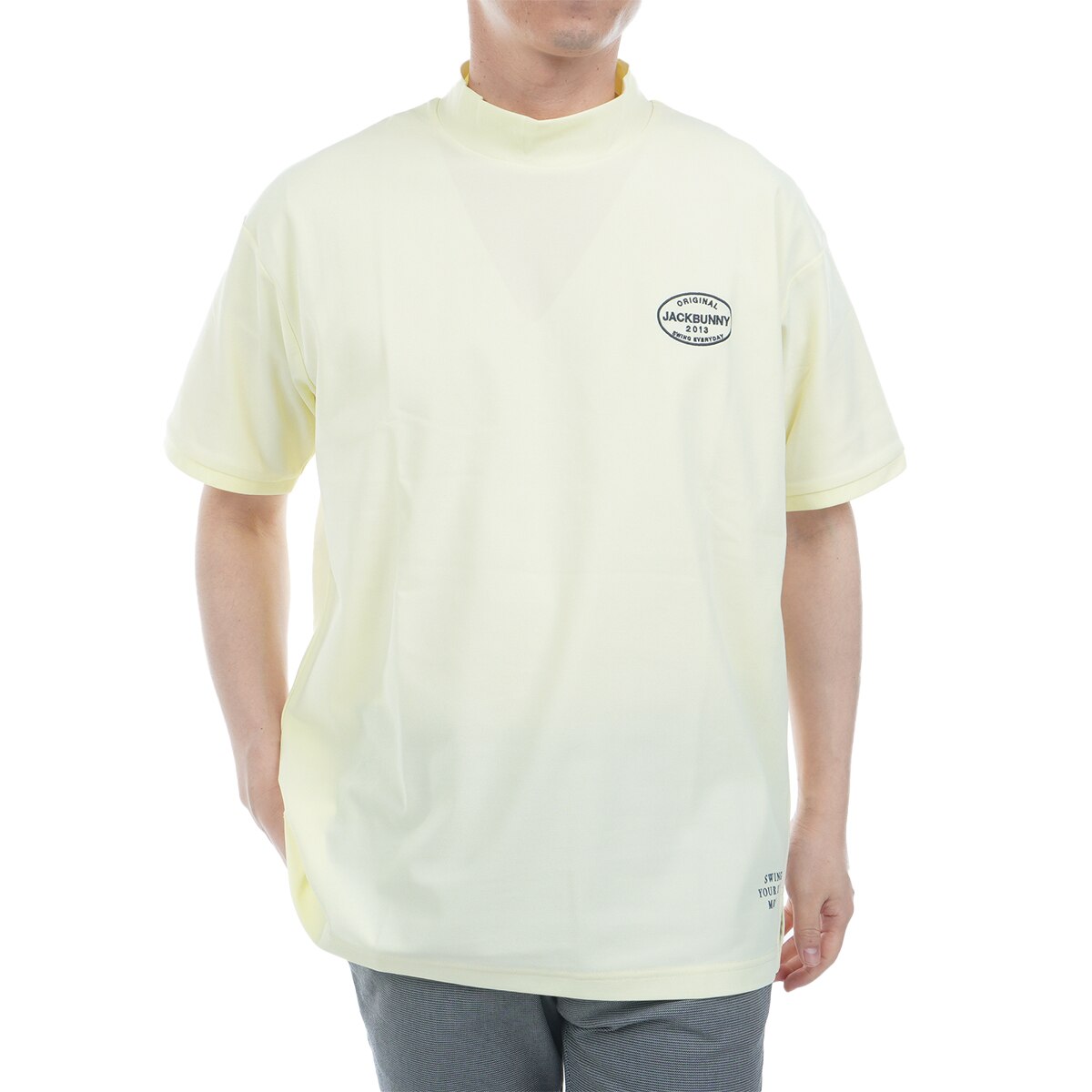 裏鹿の子モックネック 半袖シャツ(半袖シャツ・ポロシャツ)|Jack Bunny