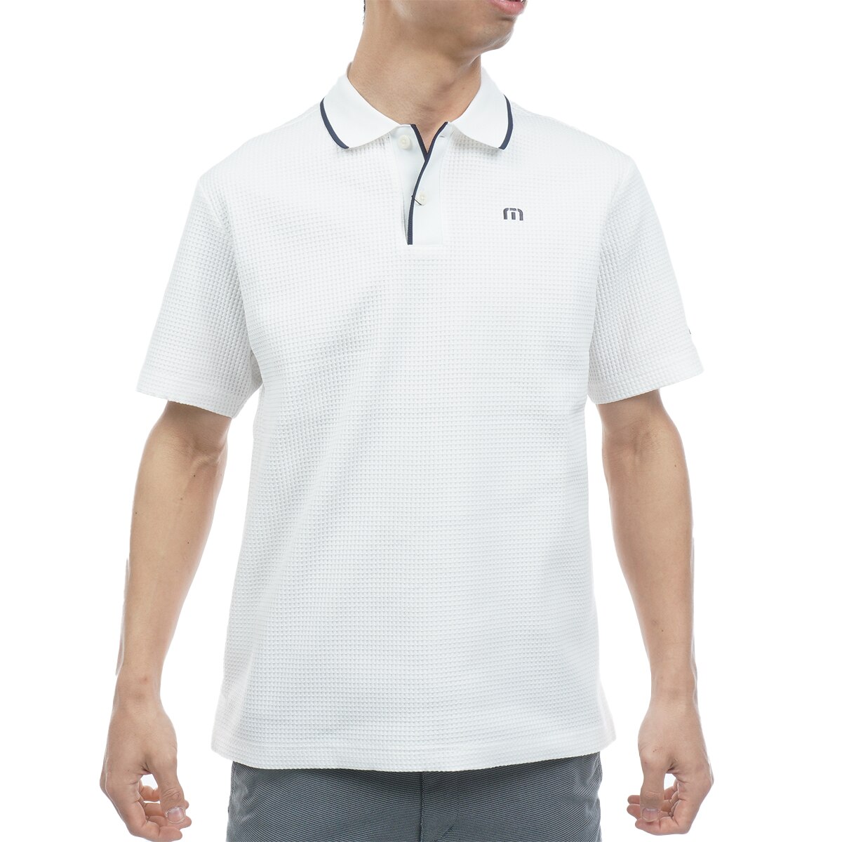 ストレッチ ワッフル半袖ポロシャツ(半袖シャツ・ポロシャツ)|Travis