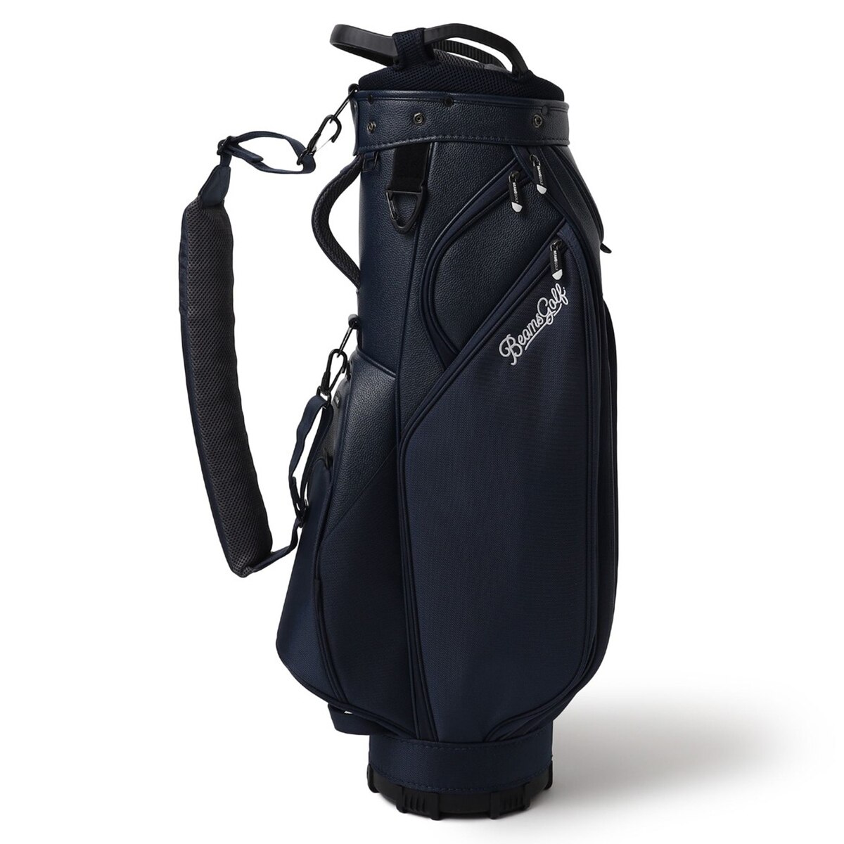 スクリプトロゴ ネイビー キャディバッグ(8.5インチ)(【男性】キャディ