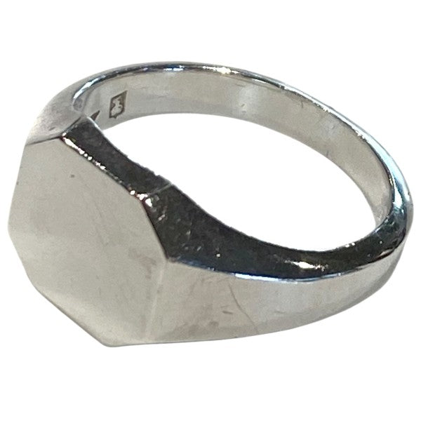 TIKASHI(チカシ) シグネットリング ラウンドプレート シルバー サイズ