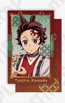 楽天市場】鬼滅の刃 卯年 ランダムチェキ風カード 竈門禰豆子 箔押し