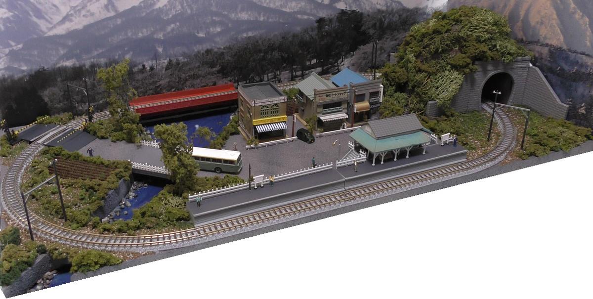 楽天市場】Nゲージ鉄道模型用展示台14 【昭和の駅B】○注文製作