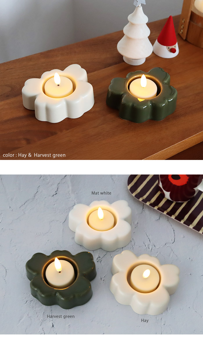 マリメッコ ウニッコ ティーライトホルダー キャンドルホルダー / 全3