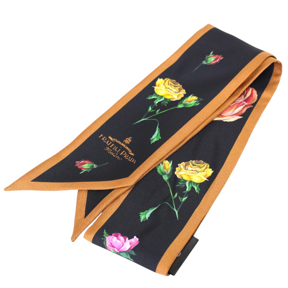 楽天市場】プラダ FANTASY・ファンタジー シルク スカーフ 女性と花