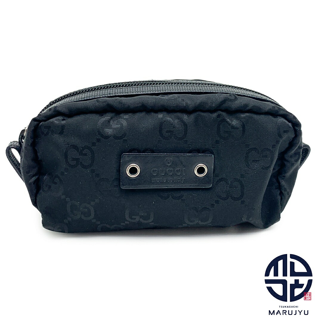 楽天市場】【バッグ】GUCCI グッチ GGナイロン ポーチ レザー コスメ