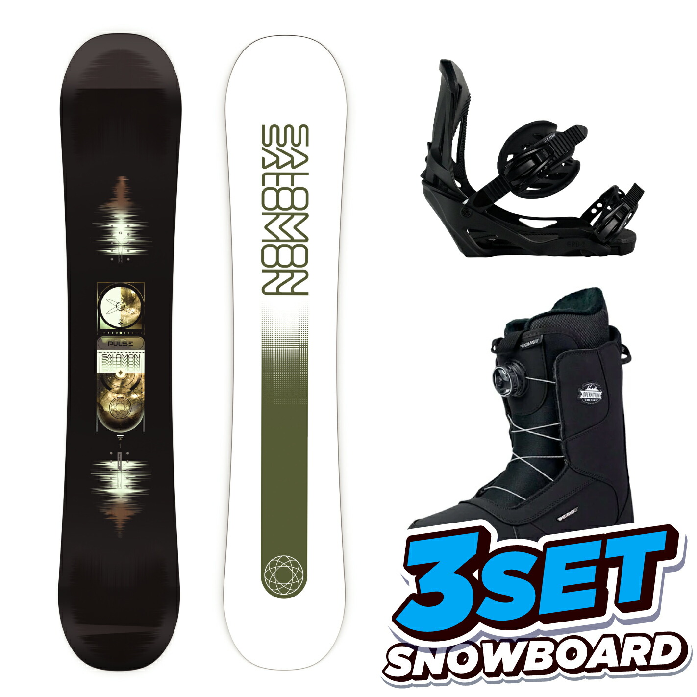 K2 サロモン初心者メンズスノーボードセット グラトリにも 楽天市場