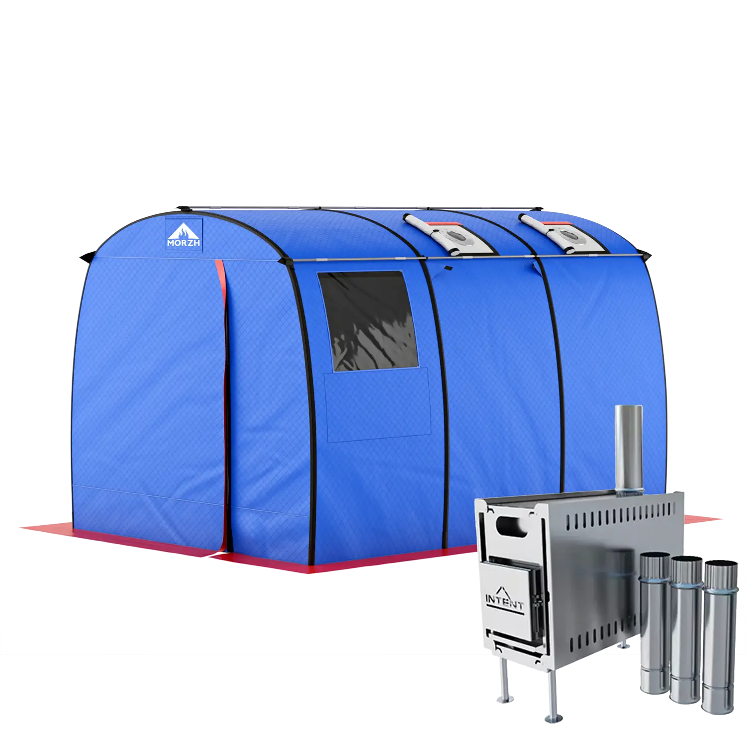 3層式テントサウナ MORZH MAX（モルジュ マックス）ストーブ1台セット