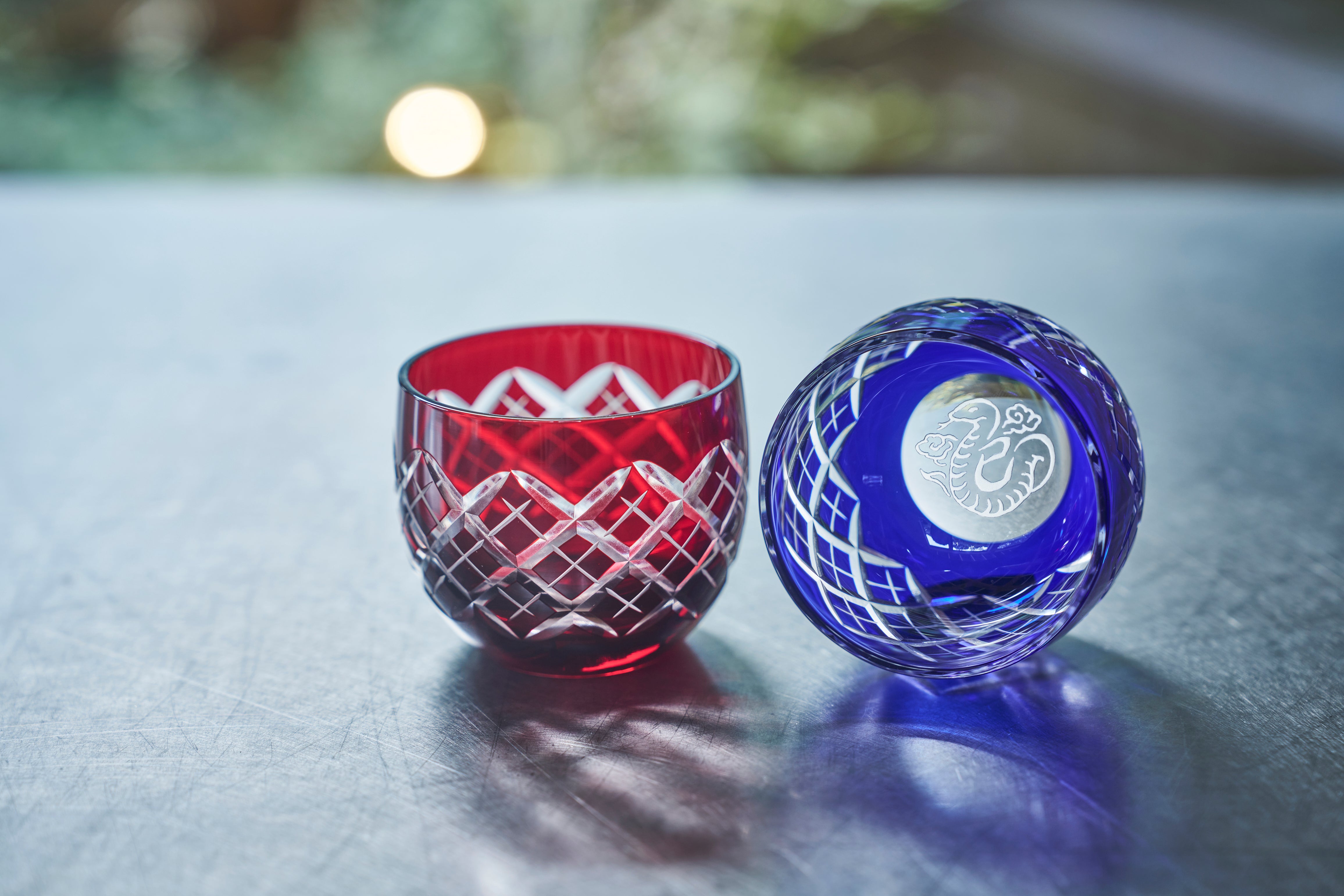 江戸切子 2025 干支「巳」ぐい呑｜江戸切子グラスならTABLEAU ONLINE