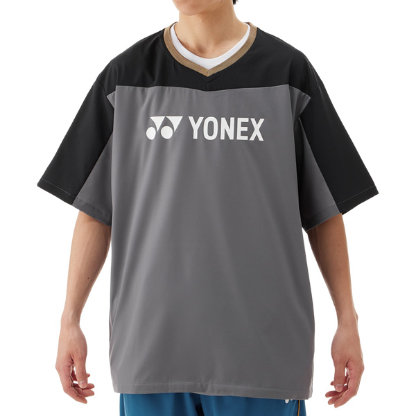 ヨネックス ウェア（メンズ/ユニ） ]半袖Vブレーカー／ユニセックス