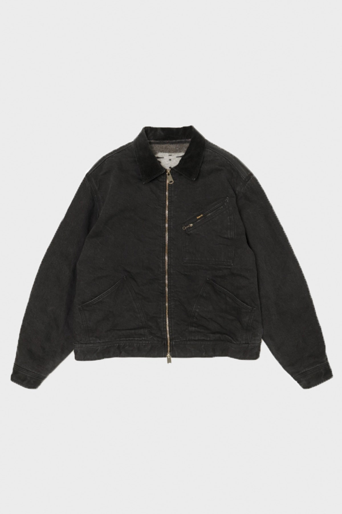 KAPITALボーンライニングリバーシブルジップアップブルゾン デニム
