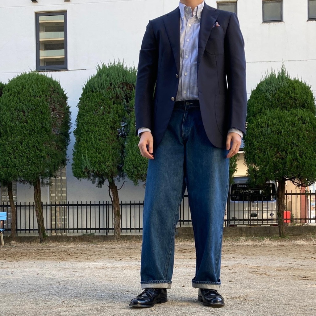 程よい太さと絶妙な色味・CIOTAのバギーデニム | シフクノ