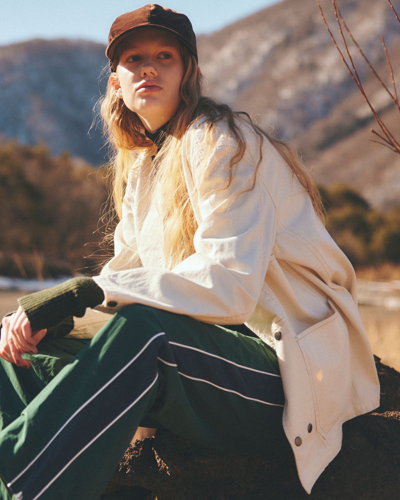 Shinzone（シンゾーン）】LONG RIB CARDIGAN