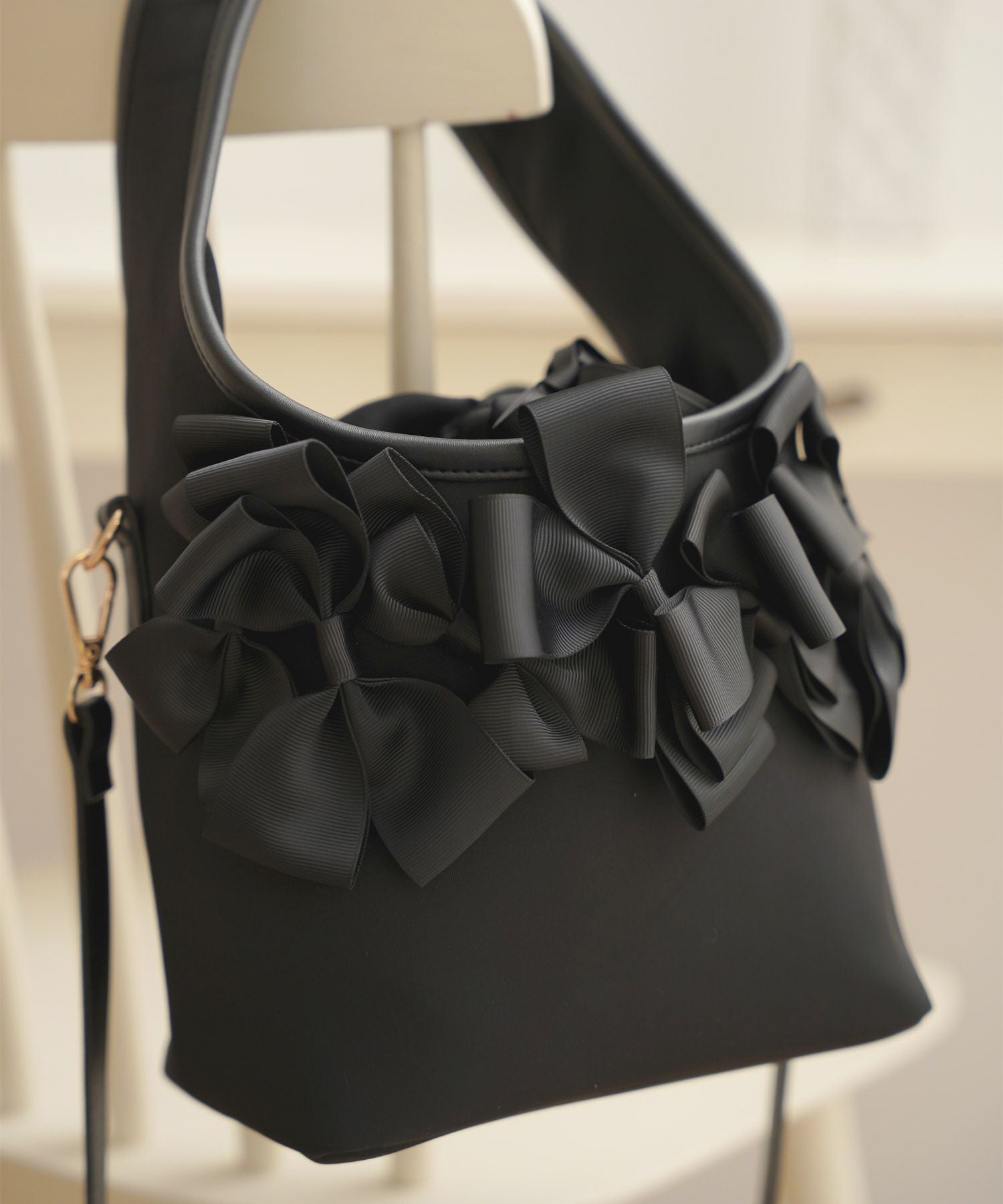 リボン 2WAY トート バッグ Prima Scherrer plus 全1色｜psc962-0928【1】