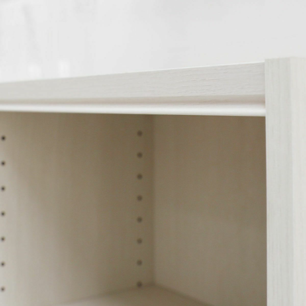 フリーラック 幅87cm 高さ180cm ホワイトオーク 大容量 全棚可動 本棚