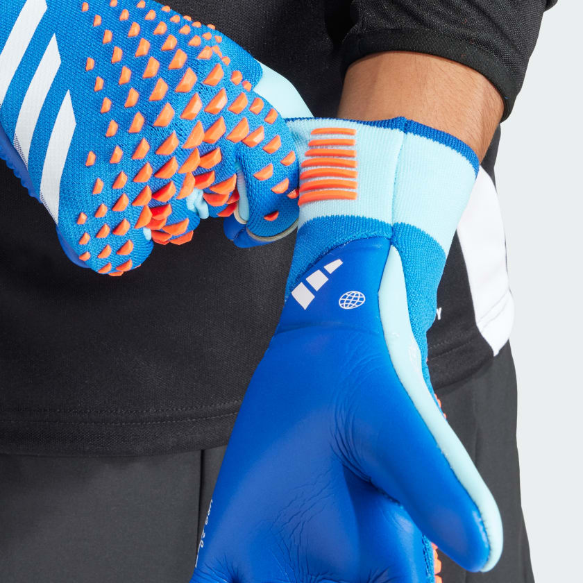 adidas Predator Pro Hybrid Goalkeeper Gloves - Bright Royal/Bliss