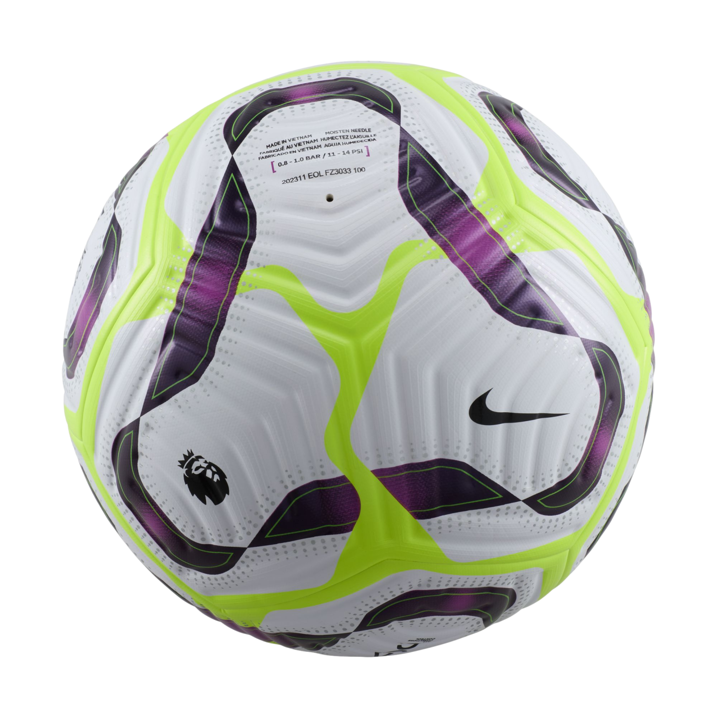 Nike Premier League Flight Match Ball Soccer FZ3033-100 White