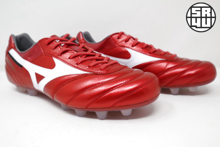 Mizuno Morelia 2 Japan FG Ruby Red 40th Review - Soccer Reviews
