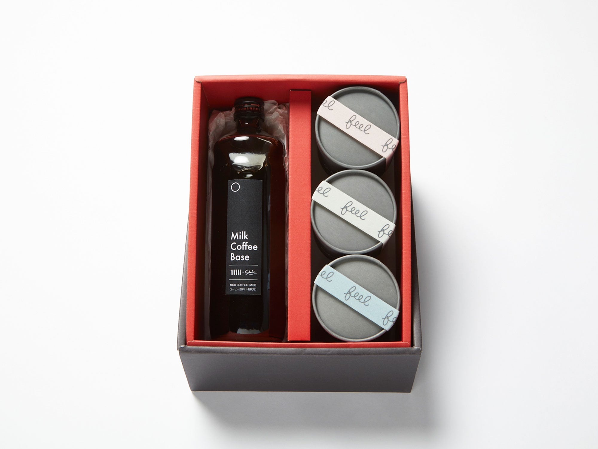 feel プチフェイス トリバコーヒーコラボ ミルクコーヒーセット