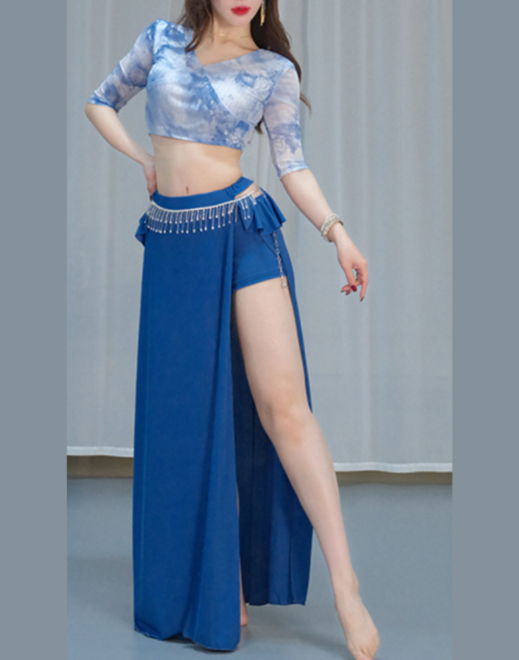 送料無料】即納 ベリーダンス レッスン着 レッスンウェア セットアップ