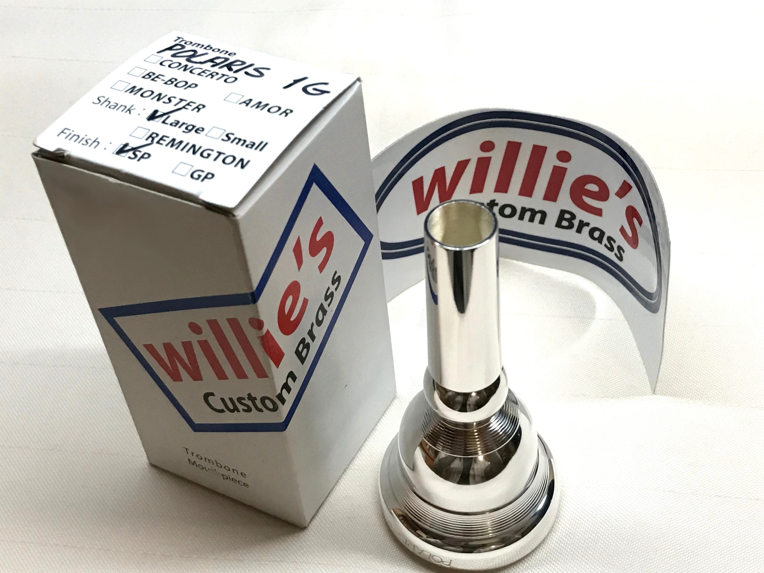 トロンボーン マウスピース（太管用）willie's POLARIS 1G | サウンド楽器