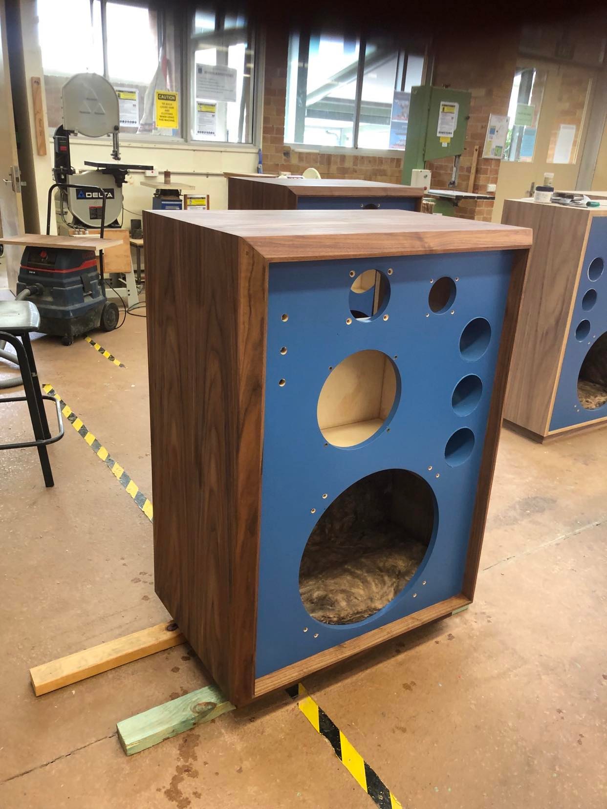 Big JBL 4345 Monitors built with CAD/CNC - DIY Audio Projects