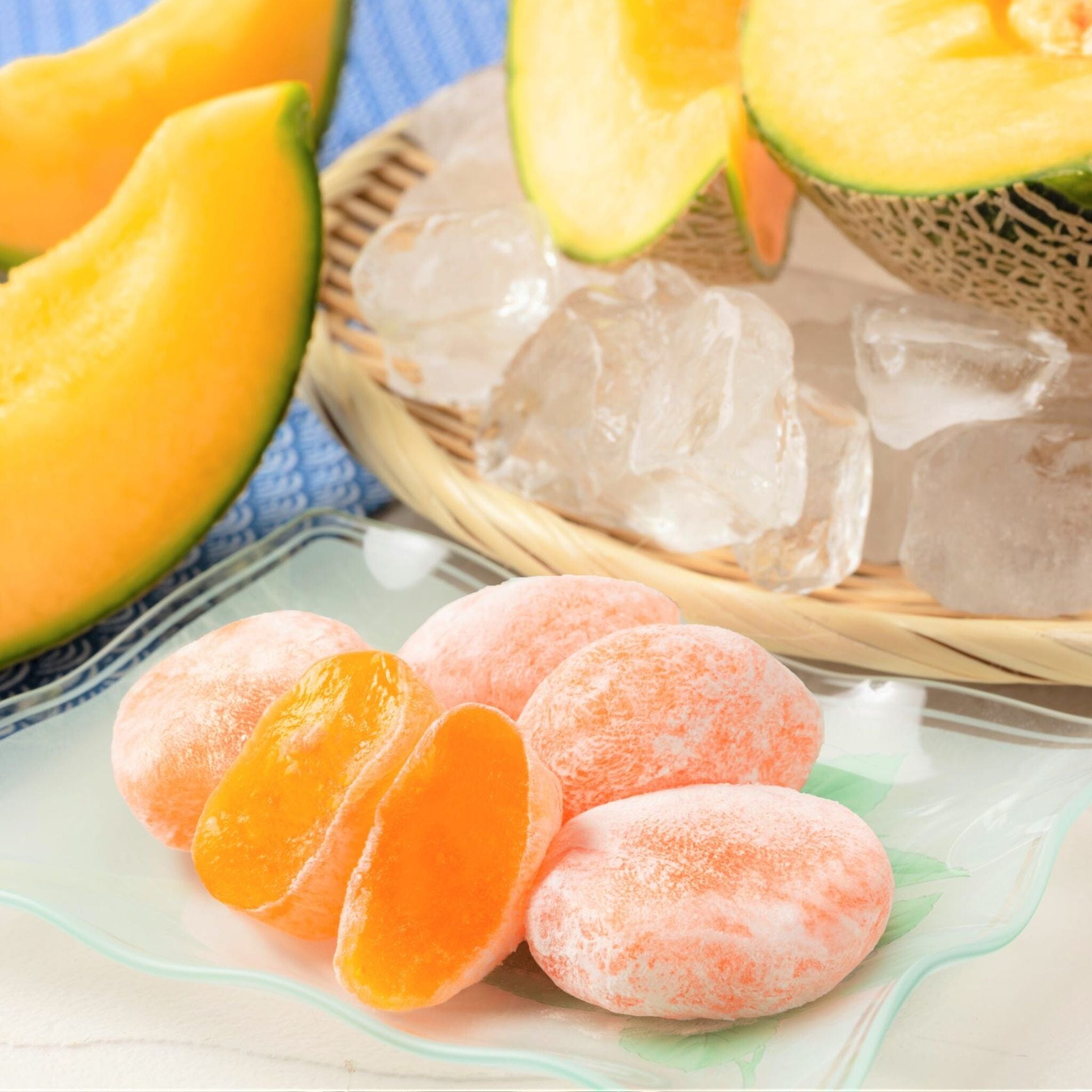 Seiki Japanese Mochi, Chilled Melon, 4.59 Ounce — Snackathon Foods