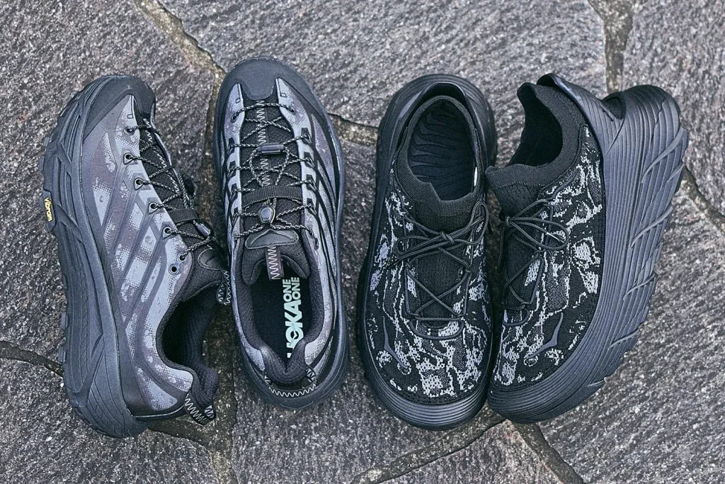 HOKA “Tech Stealth” Collection (Restore Chukka and Mafate Three2