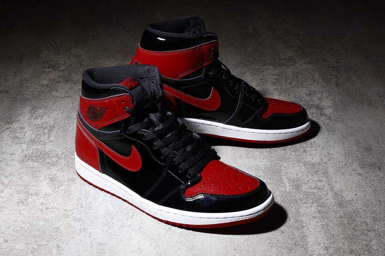 Release 12/31] Nike Air Jordan 1 High OG “Bred Patent” | SNKRDUNK