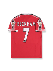 98/99 マンチェスター・ユナイテッド ホーム ベッカム 7番 - トレブル