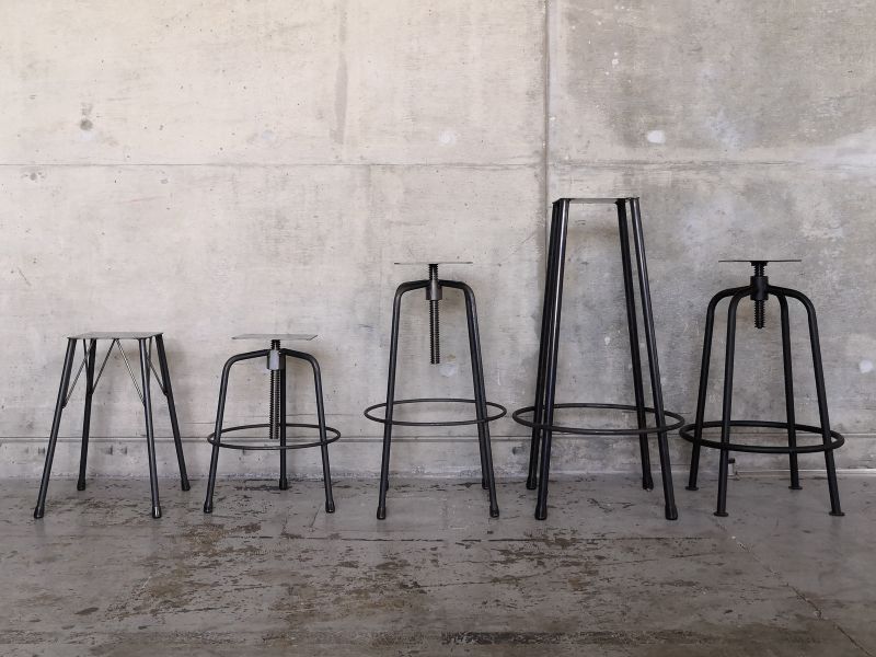 送料無料≪鉄脚≫【スツール/ハイタイプ/フレームのみ/1脚単品】 IR