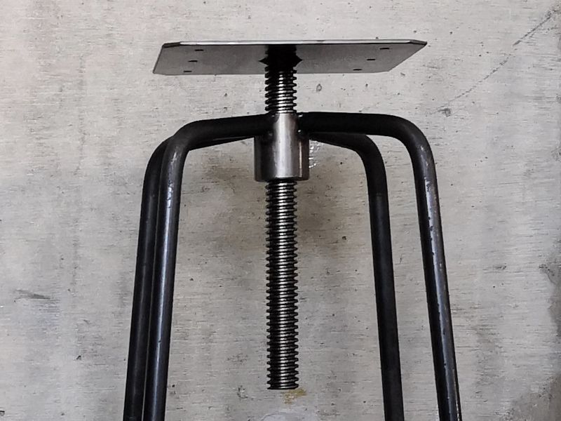 送料無料≪鉄脚≫【ローテーションスツール/ハイタイプ/昇降/フレーム