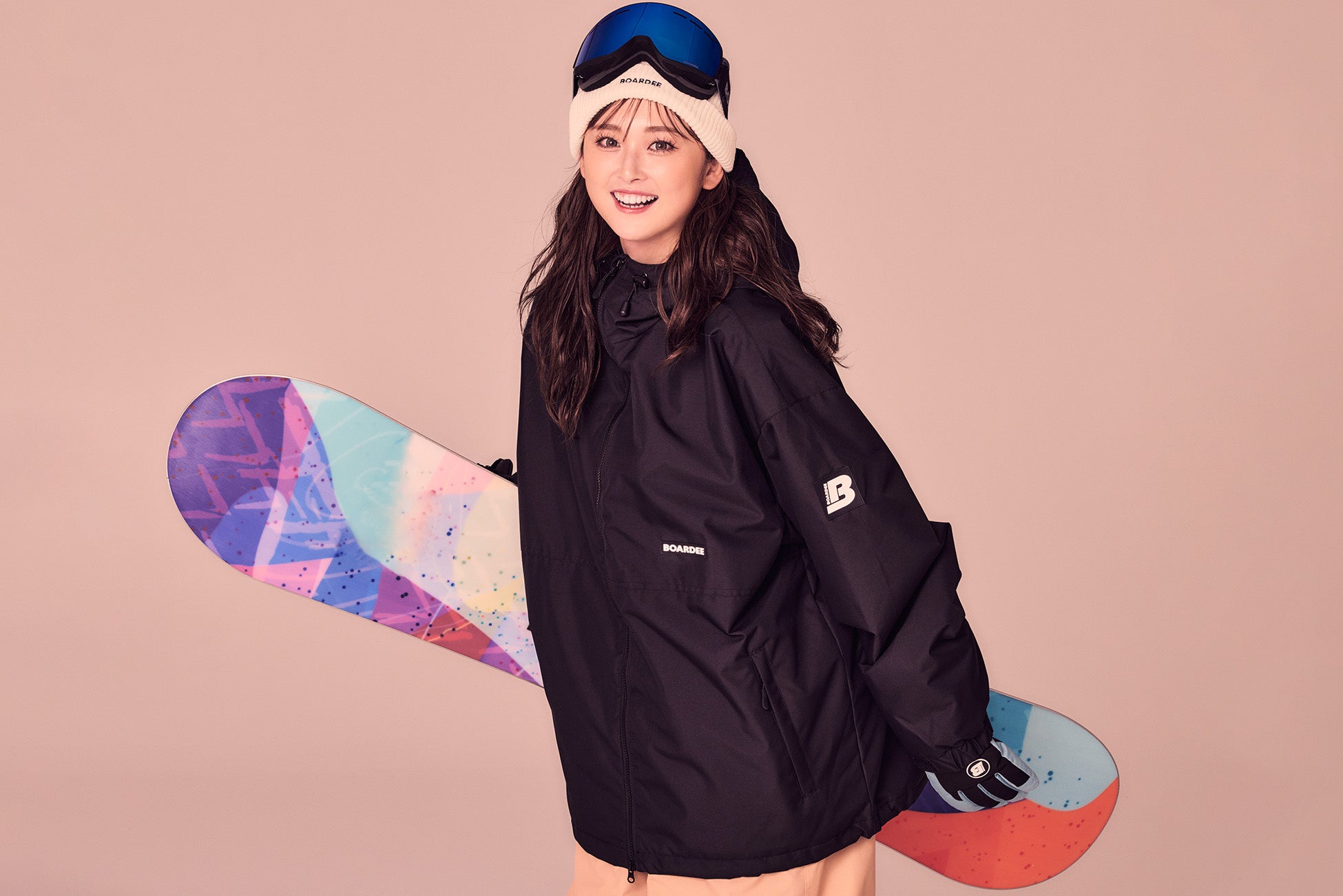 ゆうちゃみ、新スノーボードブランド「BOARDEE(ボーディー)」の