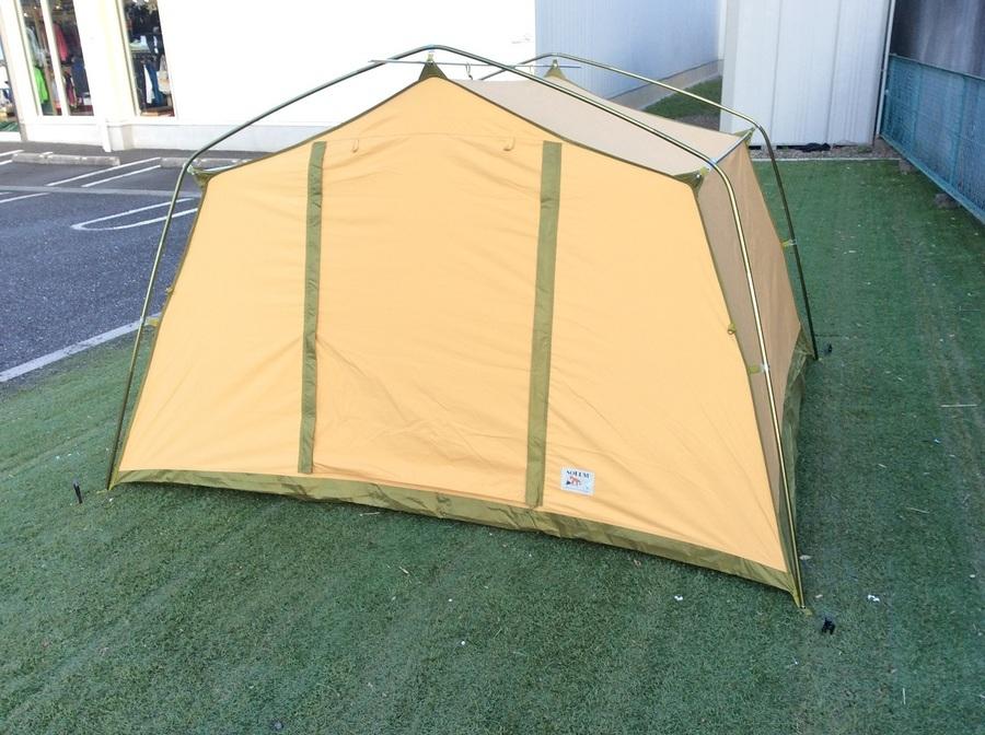 テンマク×ソルム】コラボテントのペポライト張ってみた！[2020.02.27