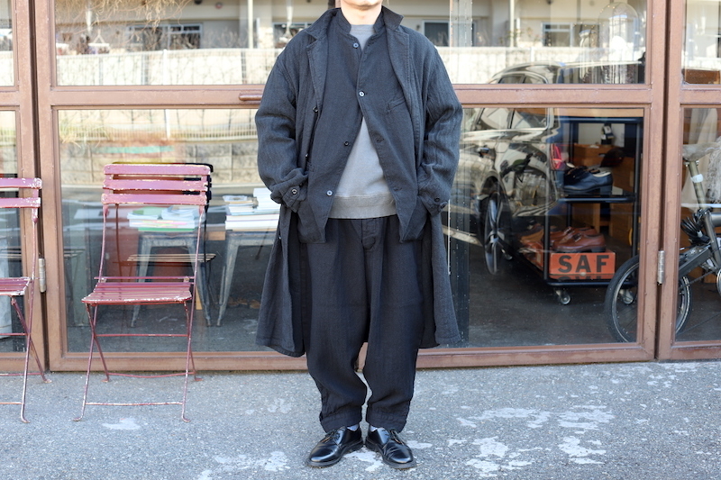 RAW SILK HERRINGBONE FABRIC [ OUTIL ] - spares