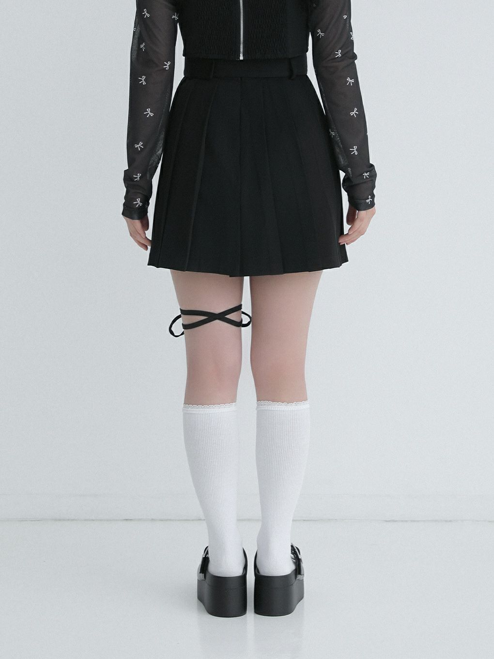 BUBBLES】リボンプリーツスカパン | sparkling mall online store