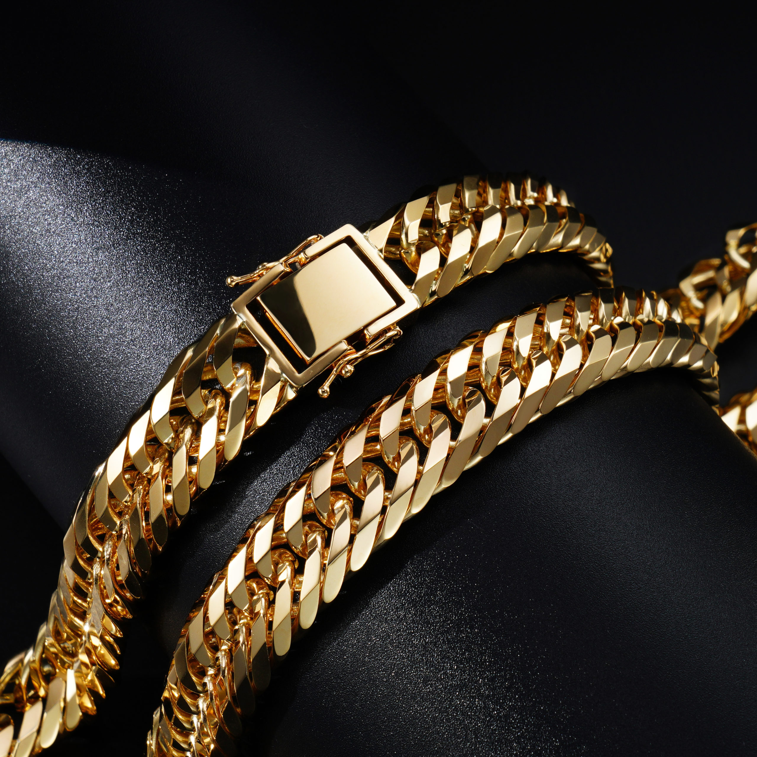 K18 18金 喜平ネックレス 12面トリプル 300g UP 61cm 中折れ 15mm幅