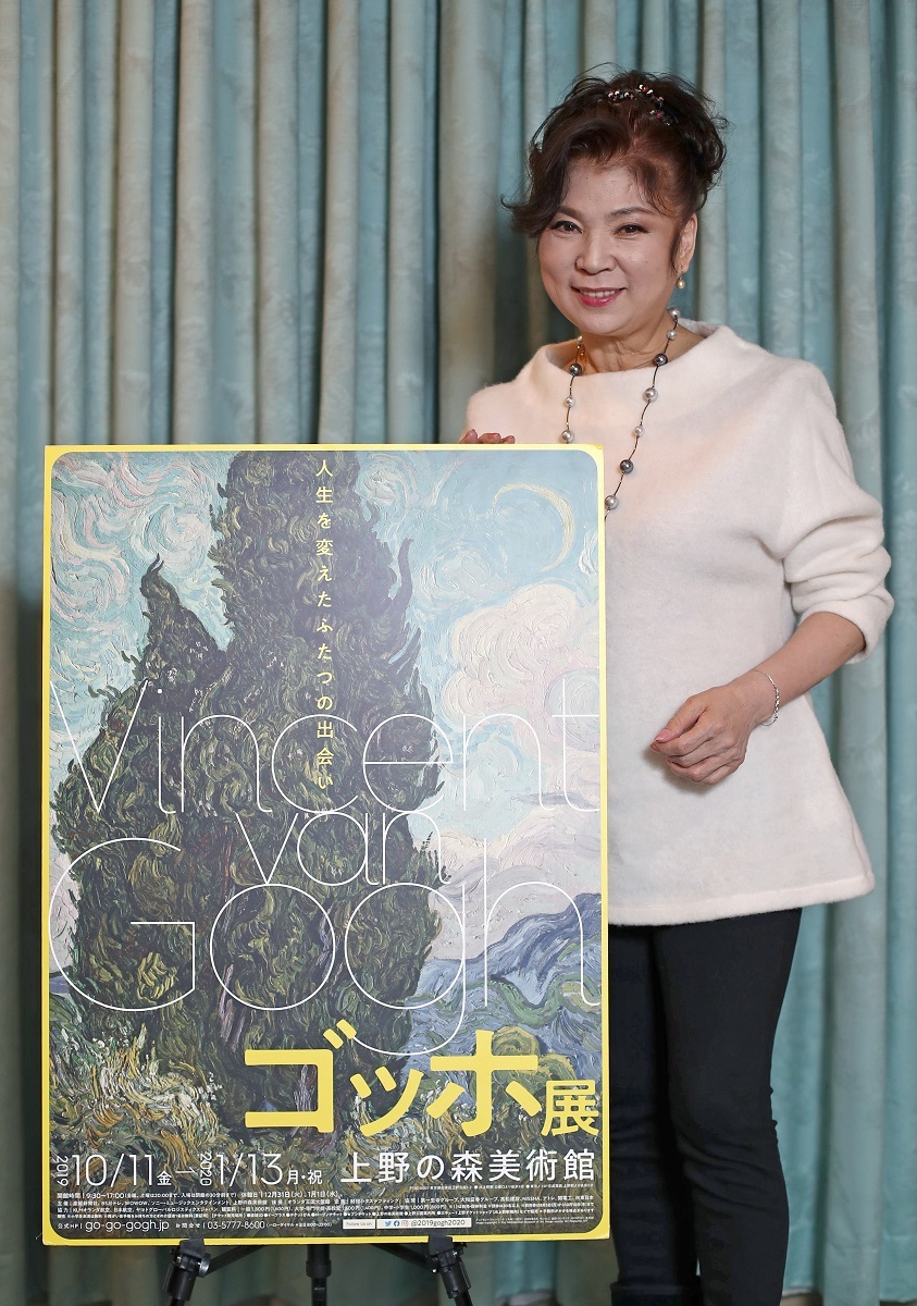 八代亜紀インタビュー 『ゴッホ展』で語った絵のこと、歌のこと | Musicman